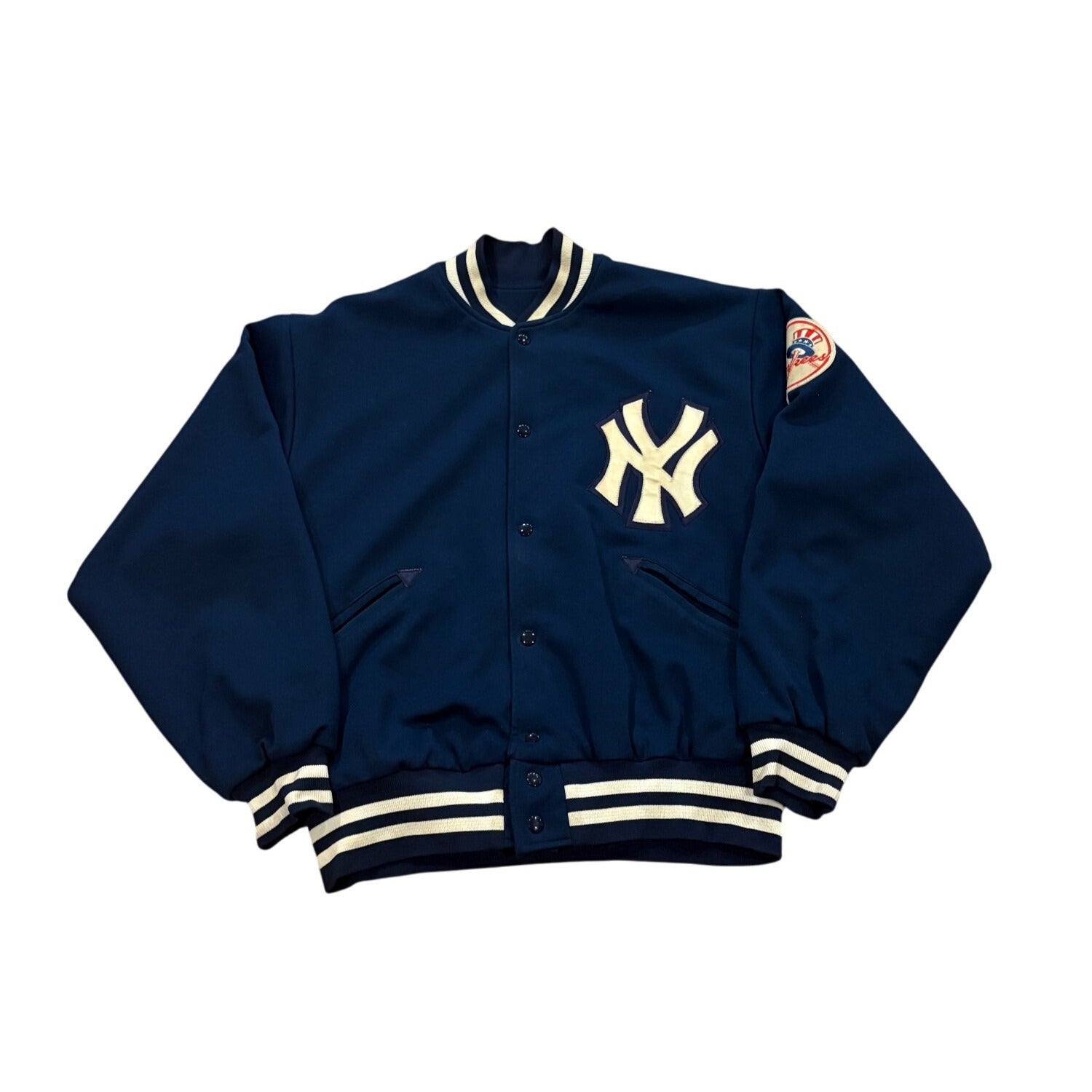 True Vintage 1970's Felco New York Yankees MLB Dugout Bomber Jacket Men's Large