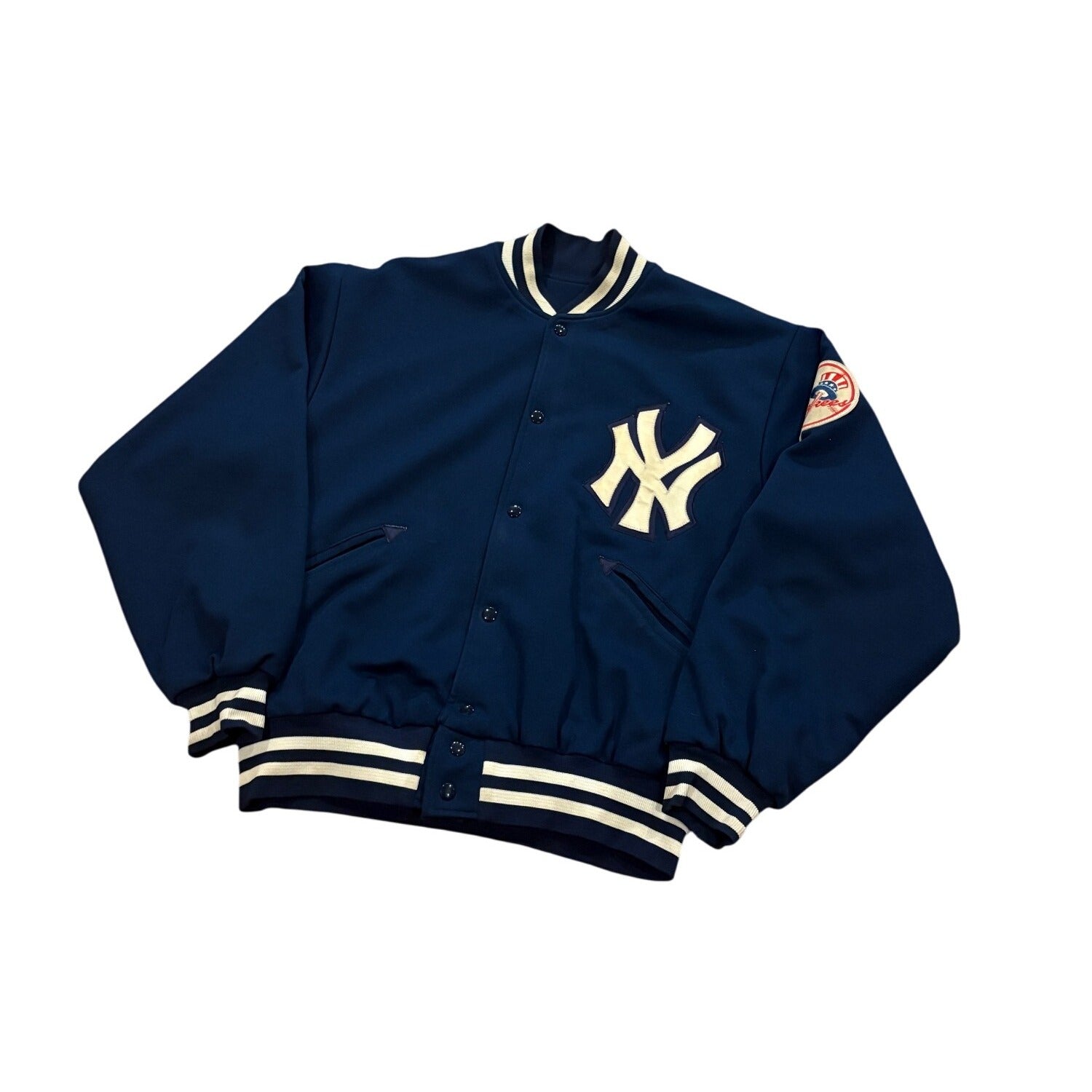 True Vintage 1970's Felco New York Yankees MLB Dugout Bomber Jacket Men's Large