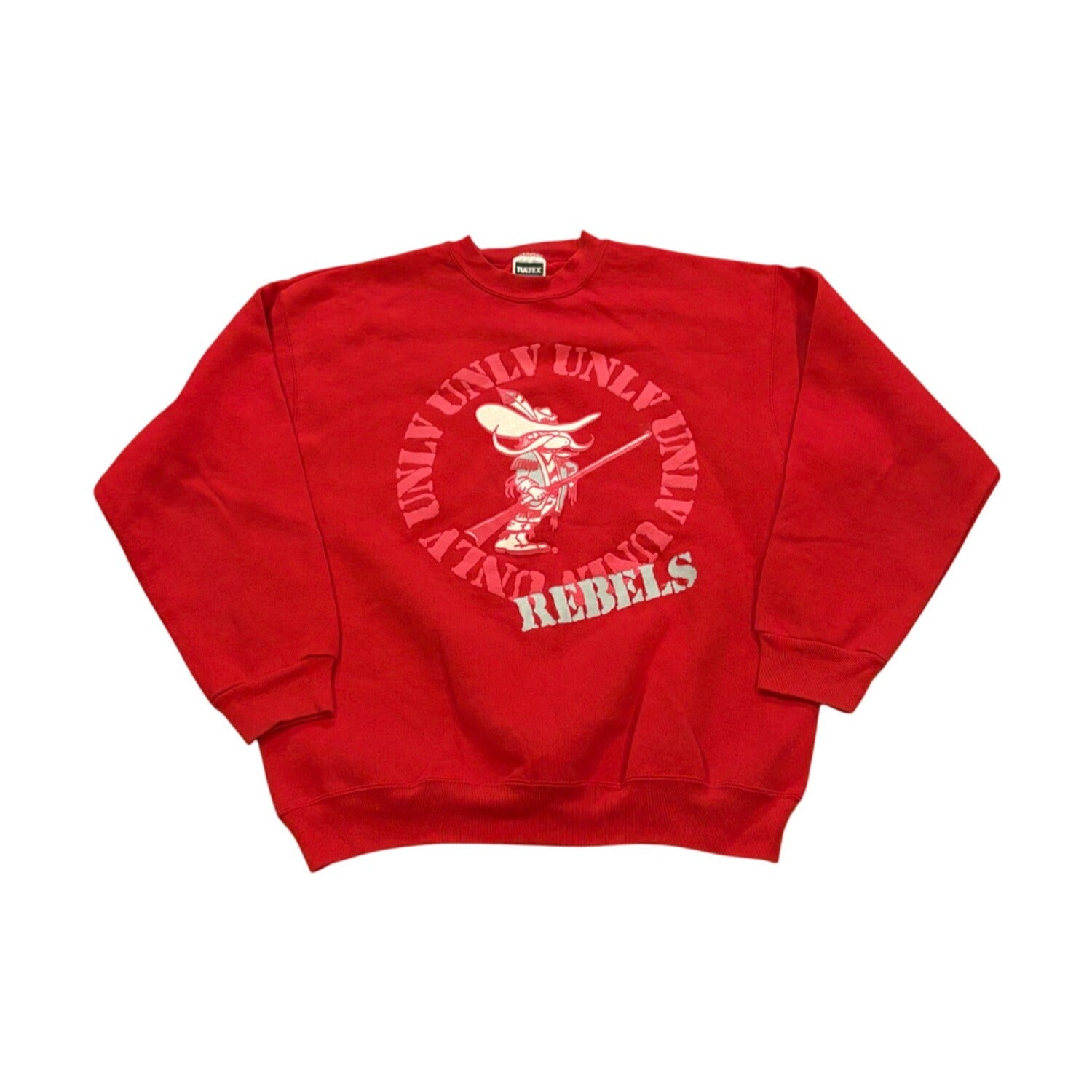 Vintage 90's UNLV Rebels Crewneck Tultex Superweight Sweatshirt Red Men's XL