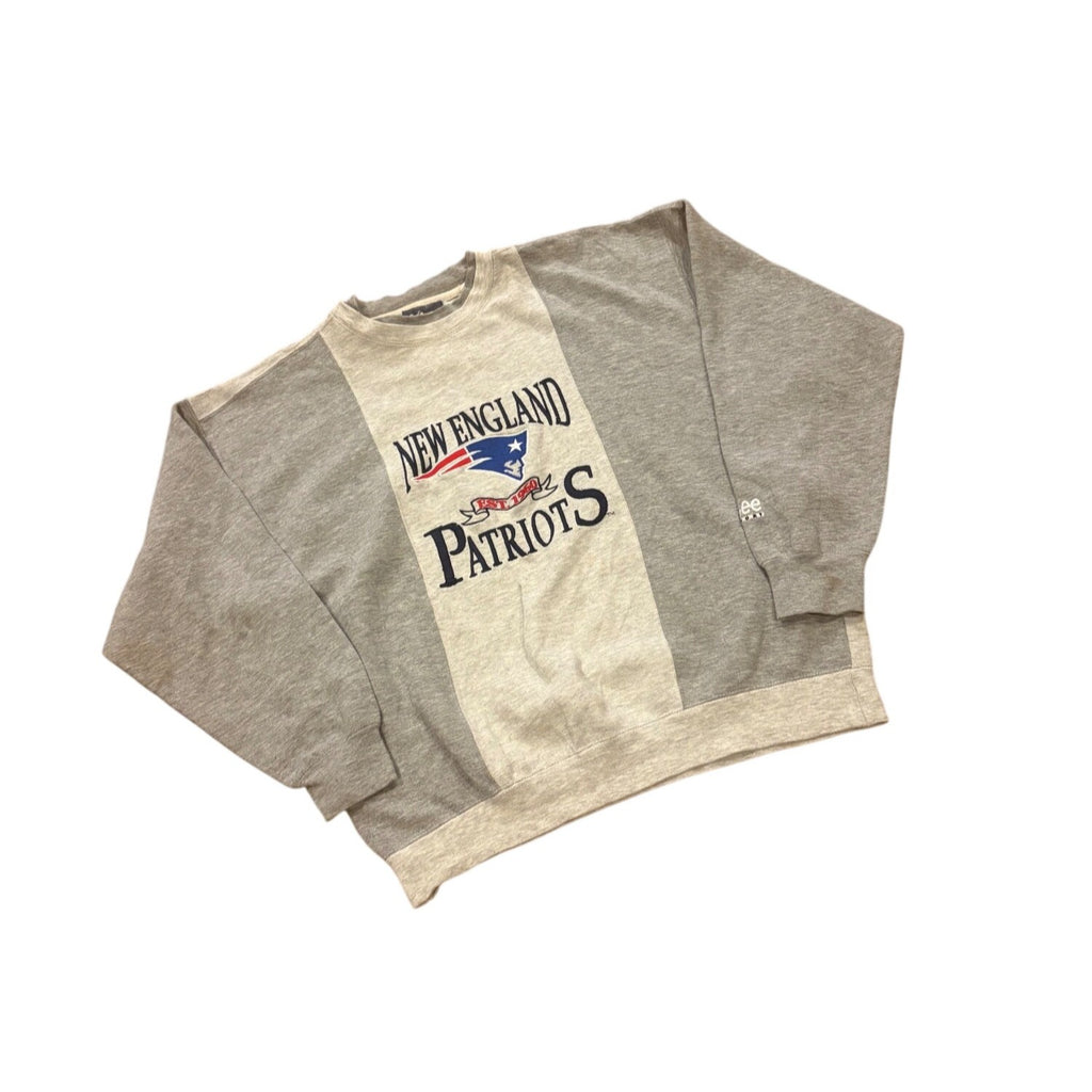 Vintage 90s Lee Sport New England Patriots Two Tone NFL Crewneck Sweatshirt L
