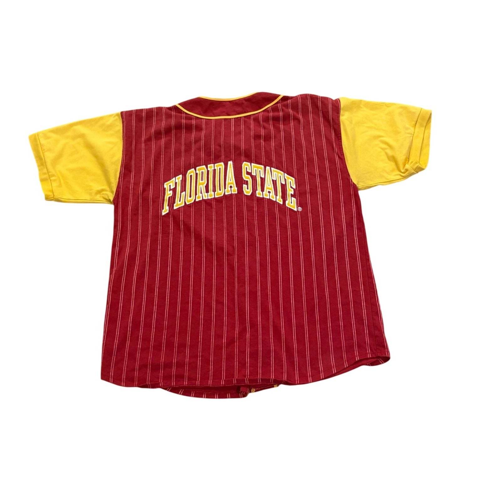 Vintage 90s Starter Florida State Seminoles Button Down Baseball Jersey Men's L