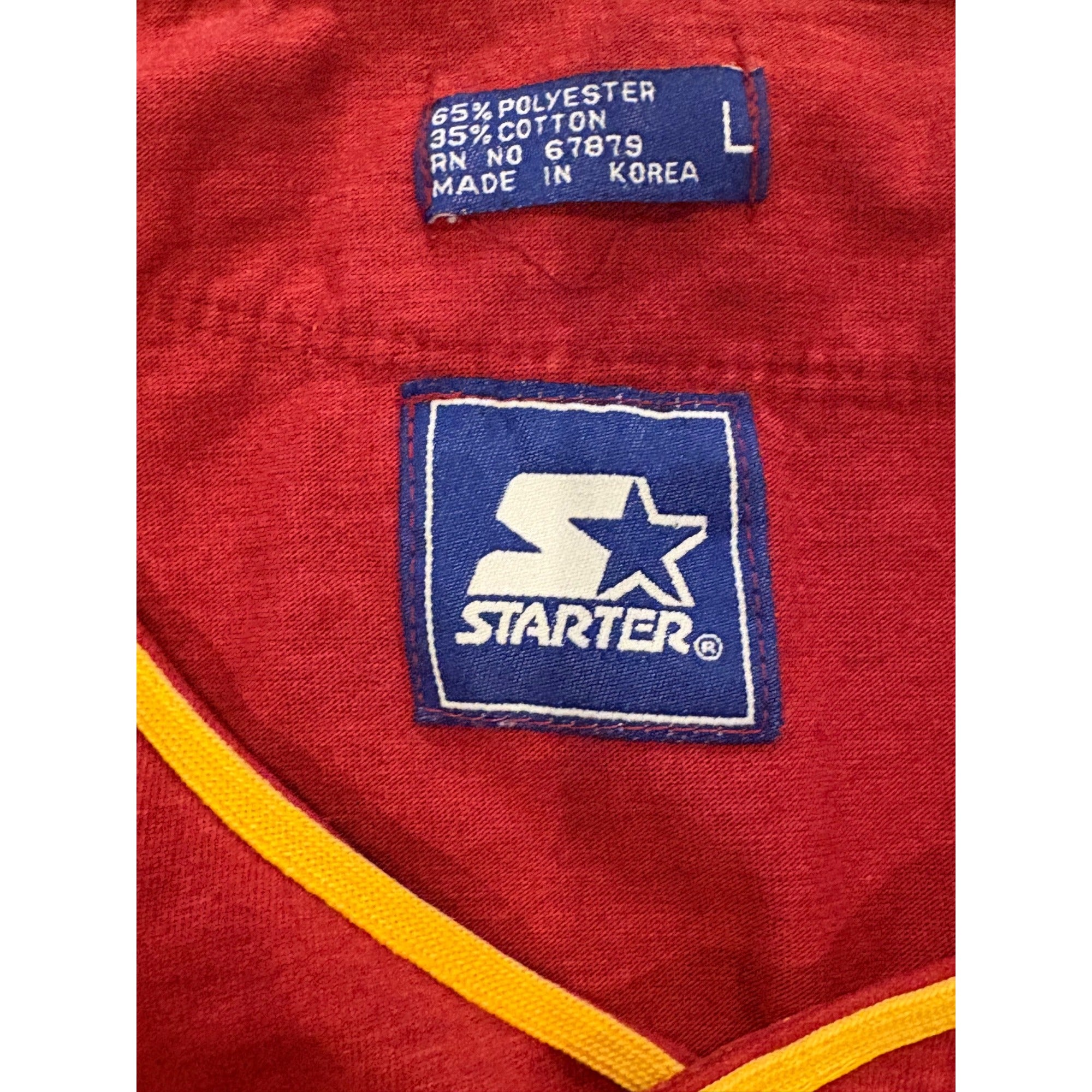 Vintage 90s Starter Florida State Seminoles Button Down Baseball Jersey Men's L