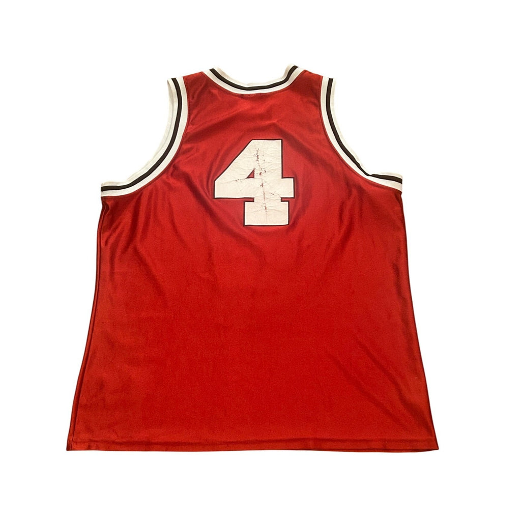 Vintage 1990's Maryland Terrapins Majestic NCAA Basketball Jersey Red Men's XL