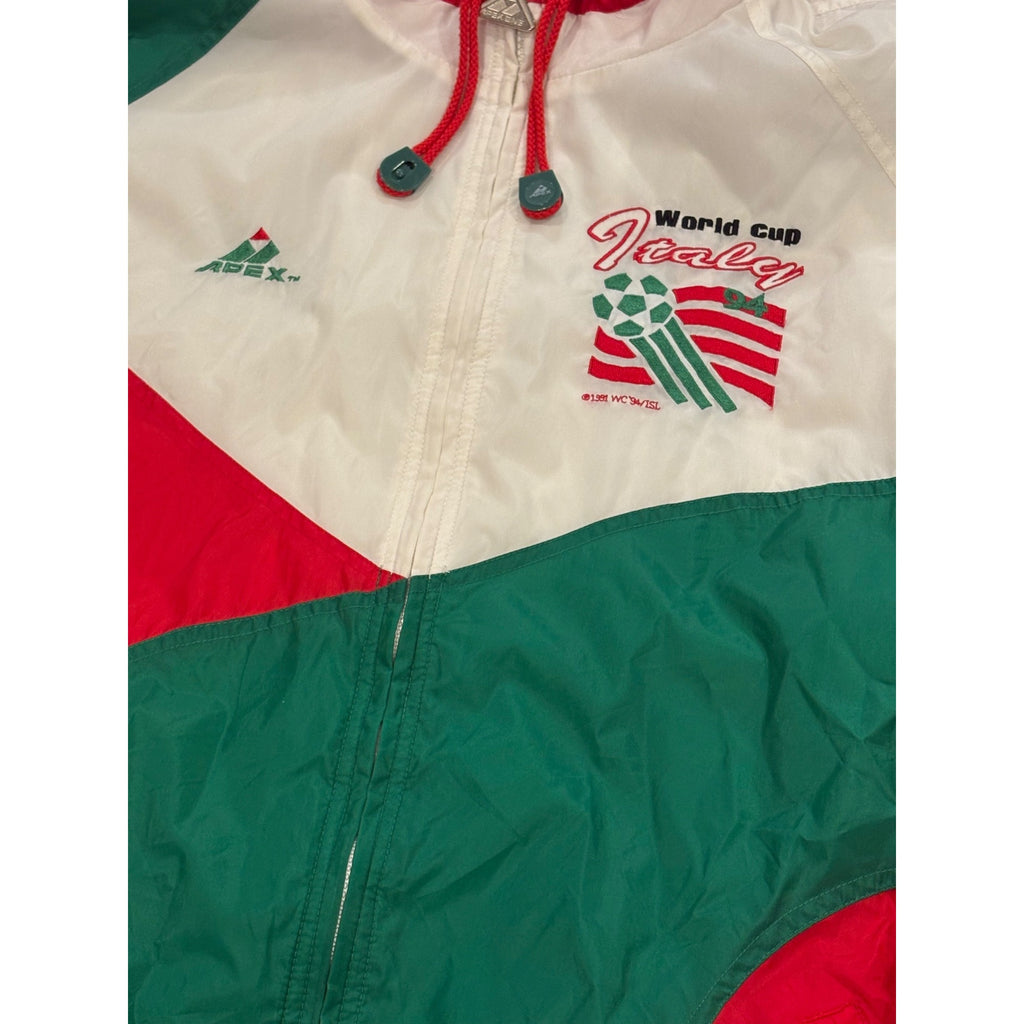 Vintage Apex One 1994 World Cup Italy National Team Windbreaker Jacket Men's XL