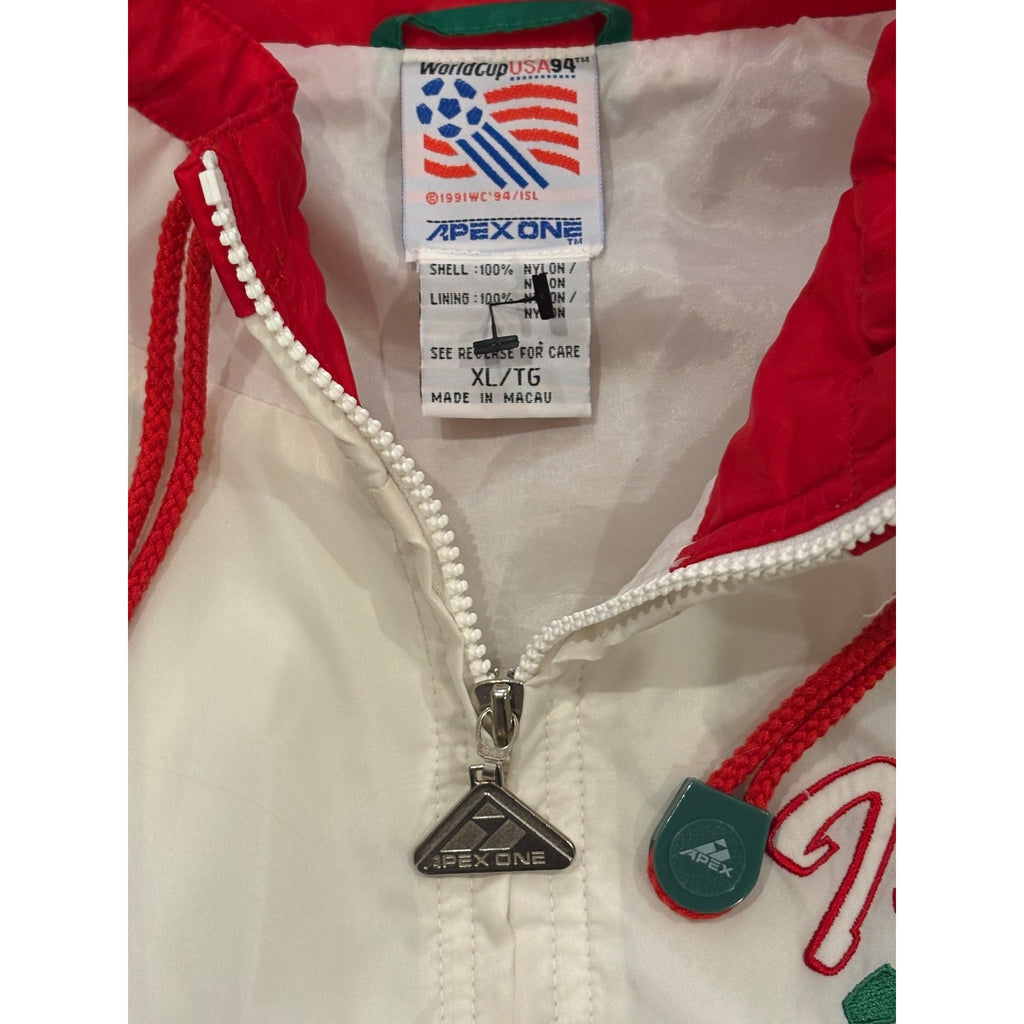 Vintage Apex One 1994 World Cup Italy National Team Windbreaker Jacket Men's XL