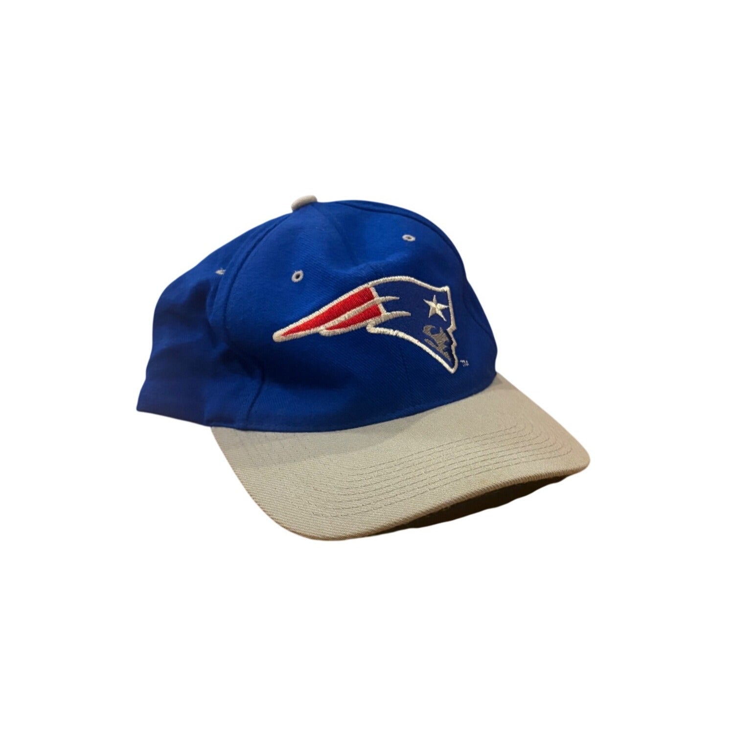 Vintage 90s New England Patriots Team NFL Football 100% Wool Snapback Hat