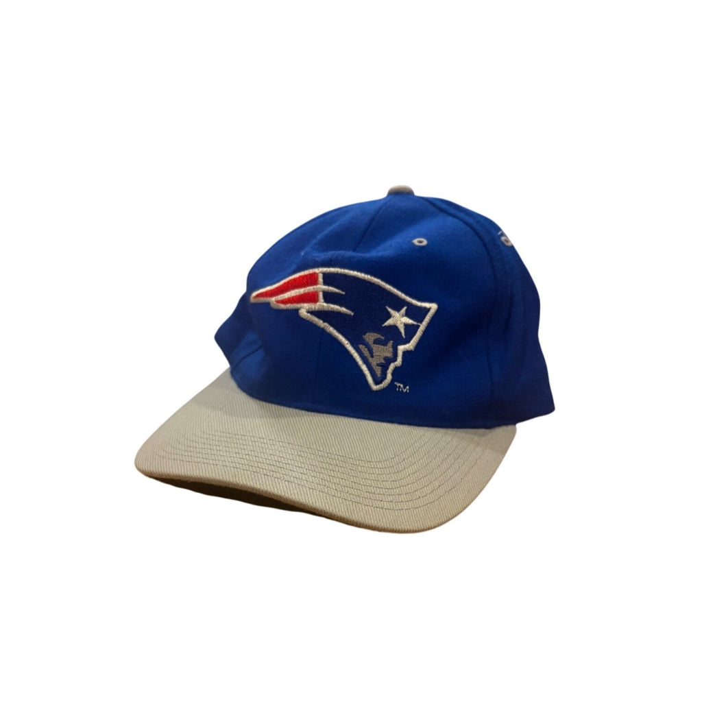 Vintage 90s New England Patriots Team NFL Football 100% Wool Snapback Hat