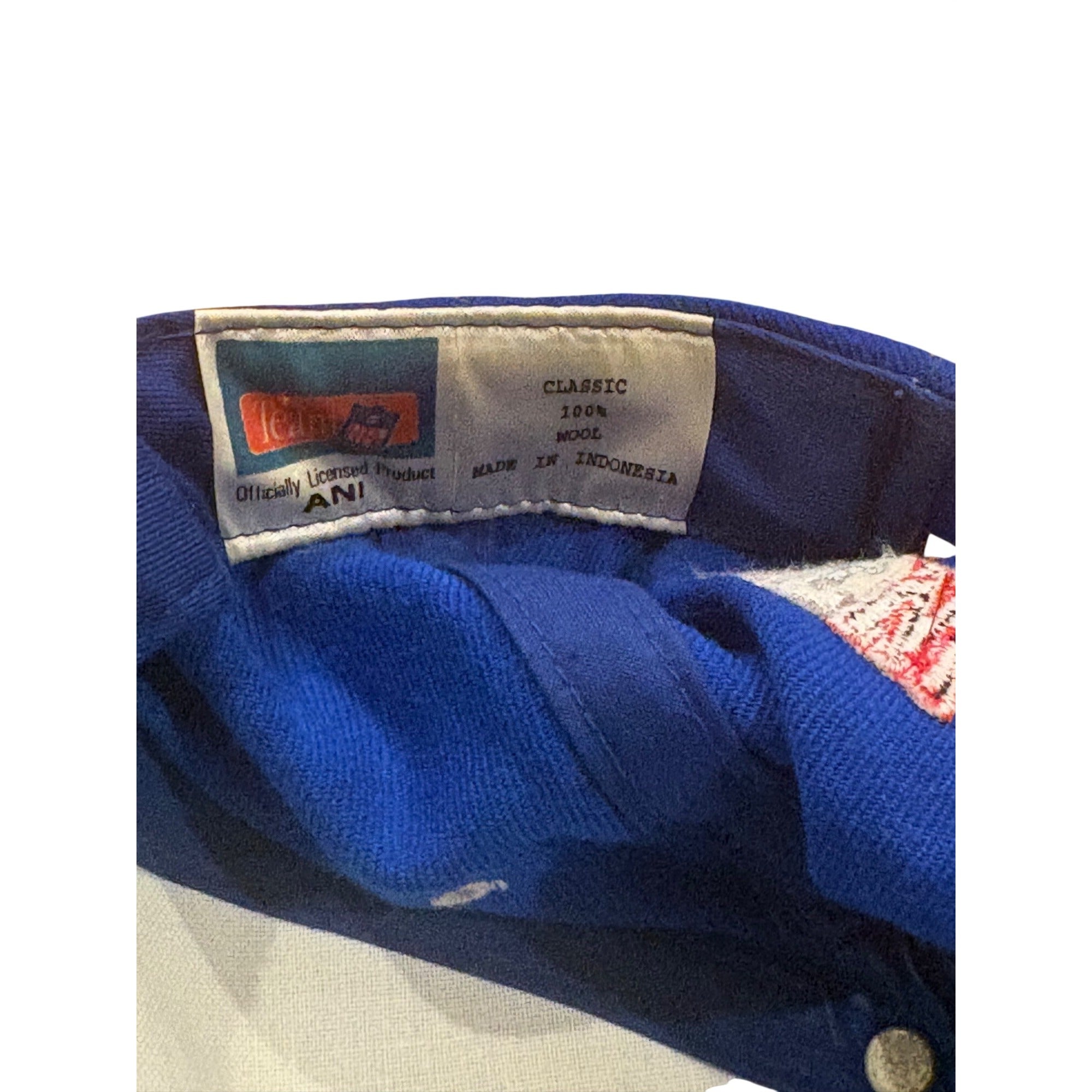 Vintage 90s New England Patriots Team NFL Football 100% Wool Snapback Hat