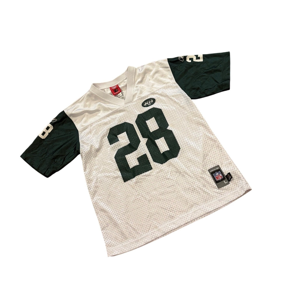 Reebok New York Jets Curtis Martin #28 NFL Football Jersey White Youth Large