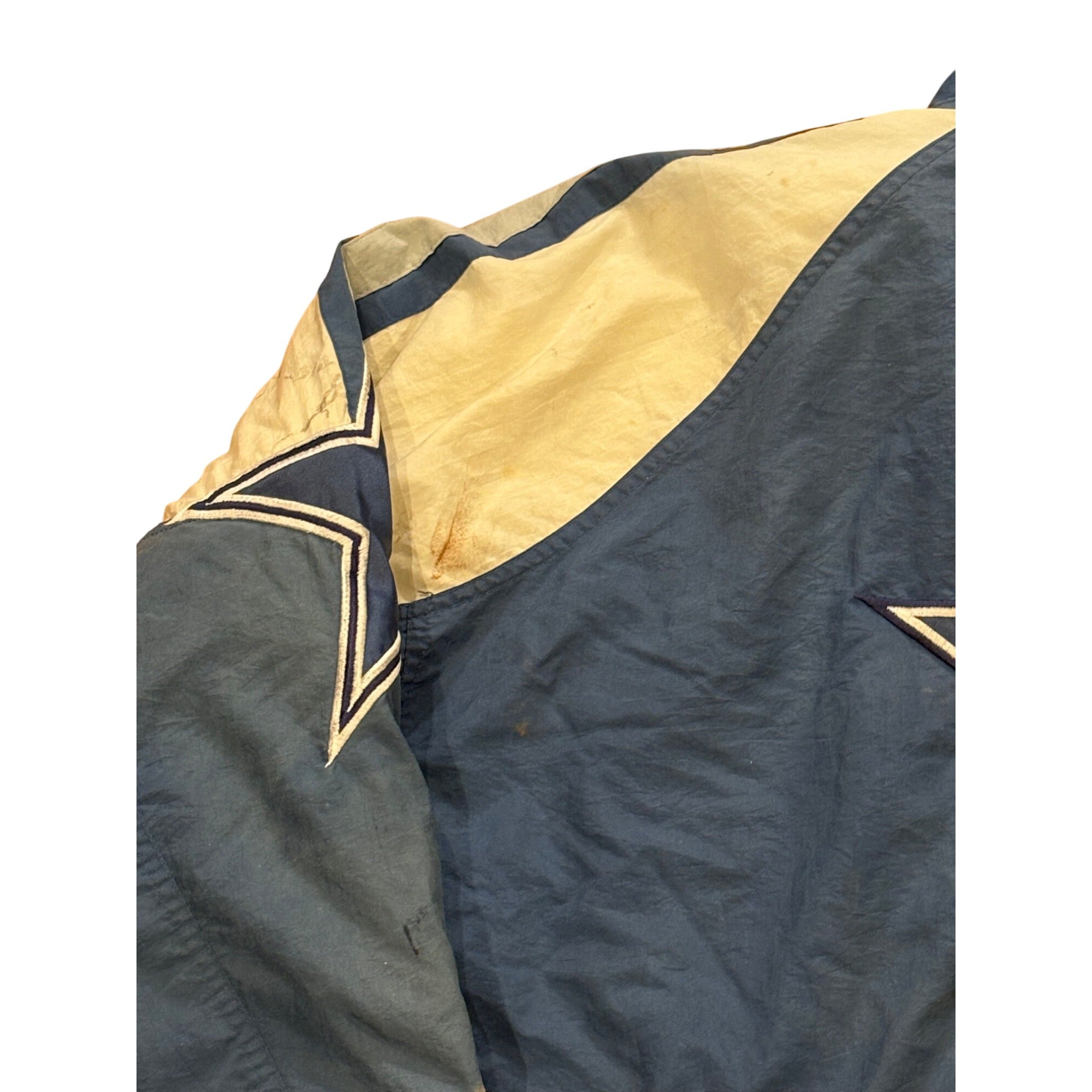 Vintage Starter Dallas Cowboys NFL Pro Line Puffer Jackets Men's 2XL Has Flaws