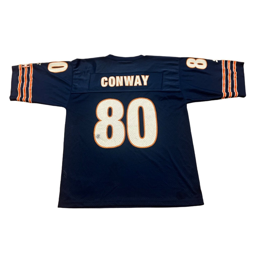 Vintage 1995 Starter Chicago Bears Curtis Conway #80 NFL Blue Jersey Men's 48