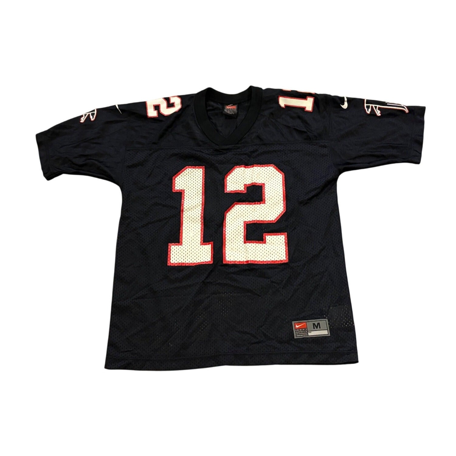 Nike Atlanta Falcons Chris Chandler #12 NFL Football Jersey Black Youth Medium