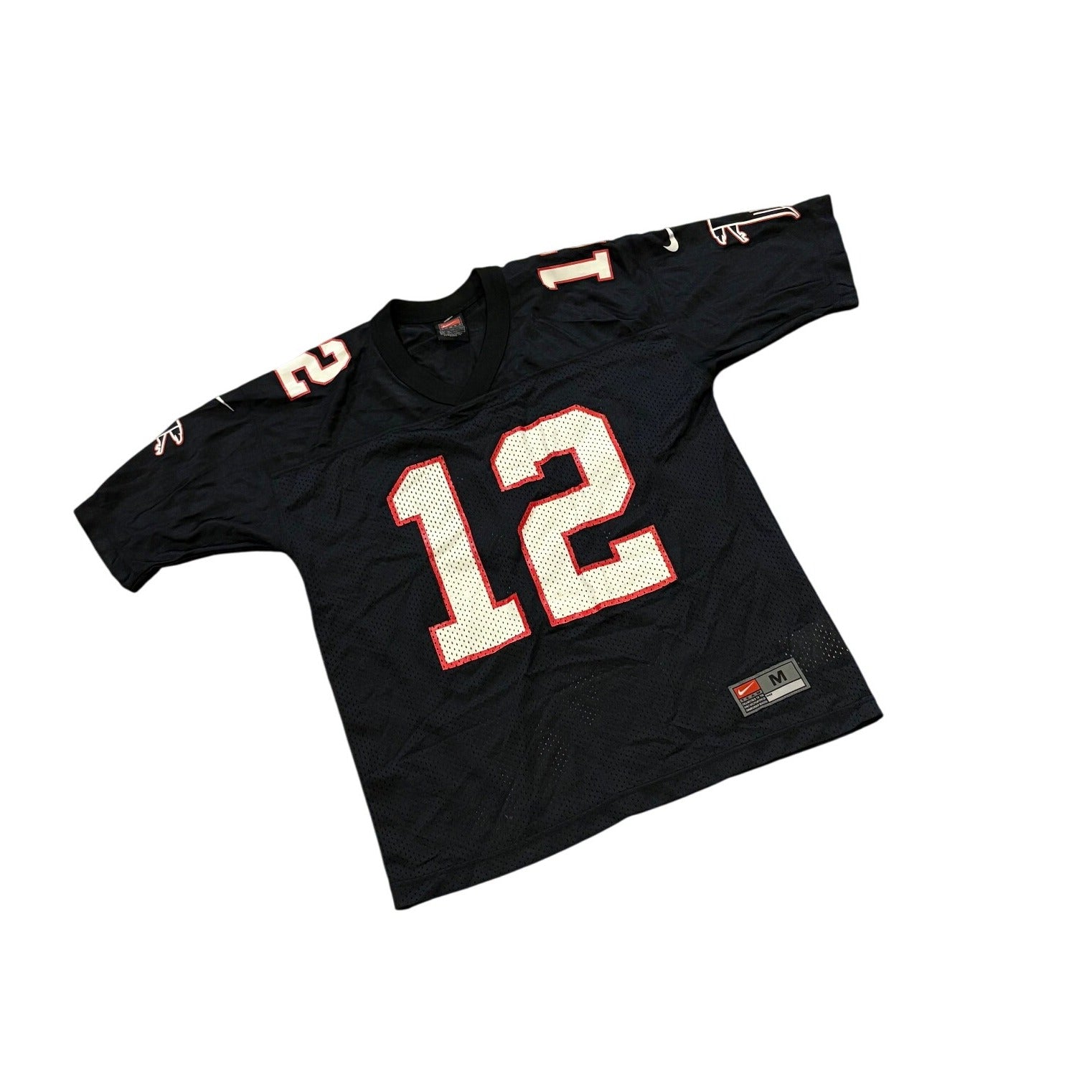 Nike Atlanta Falcons Chris Chandler #12 NFL Football Jersey Black Youth Medium