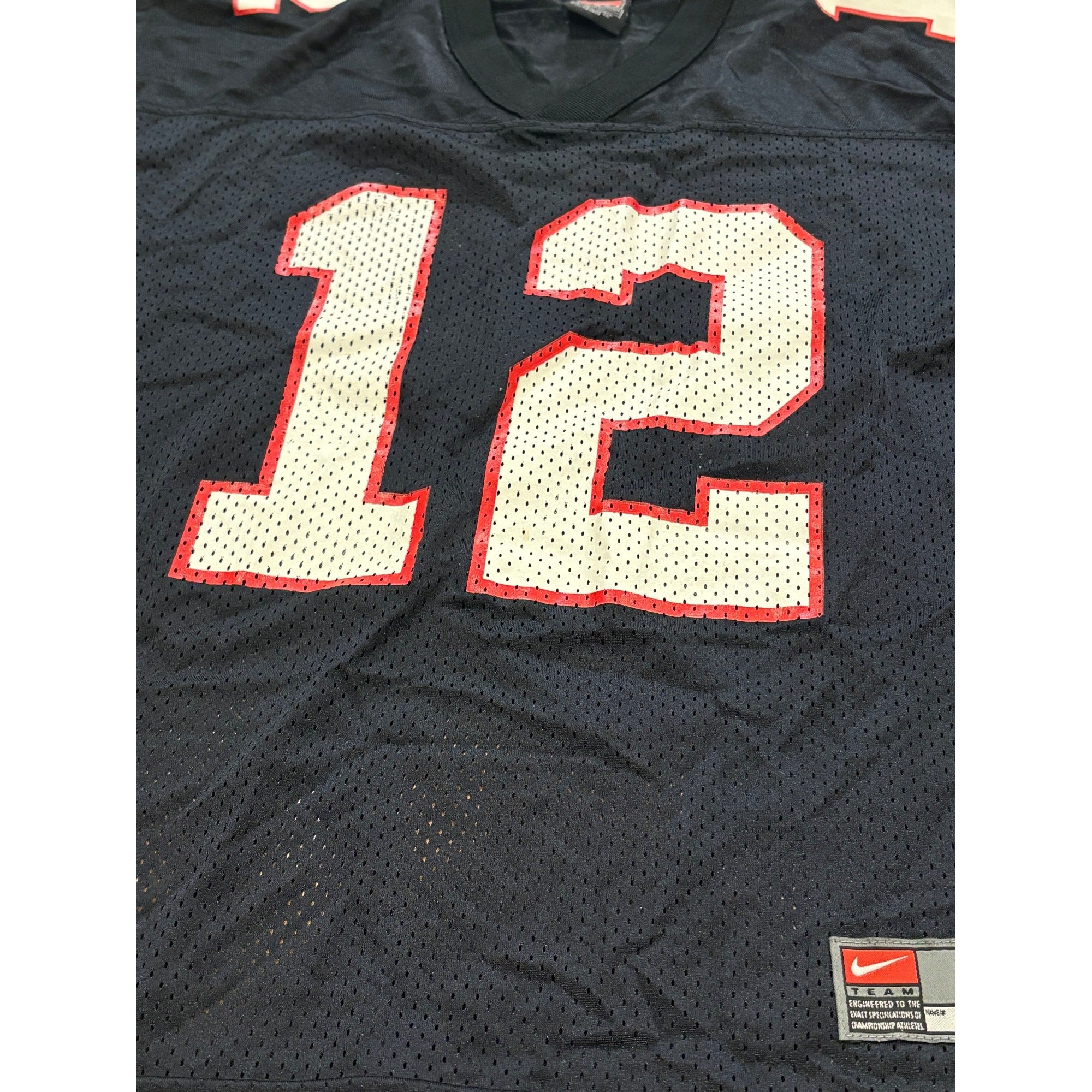 Nike Atlanta Falcons Chris Chandler #12 NFL Football Jersey Black Youth Medium