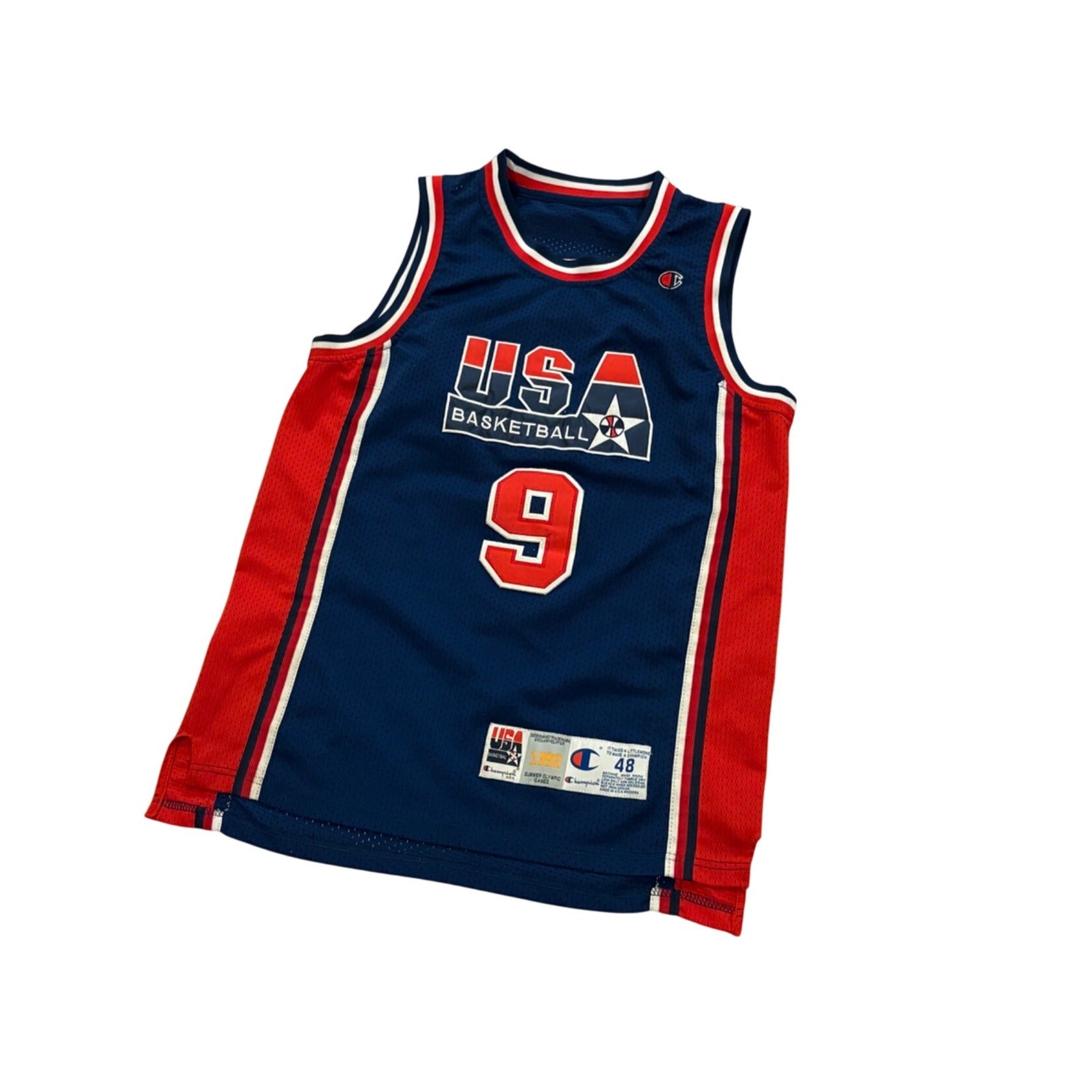 Vintage Champion Michael Jordan #9 1992 USA Dream Team Olympic Jersey Size 48