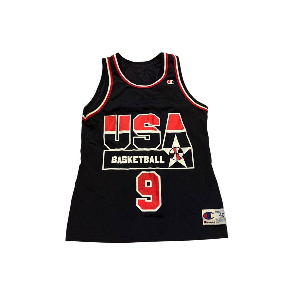 Vintage 1994 USA Basketball Dan Majerle #9 Champion Basketball Jersey Men's 40