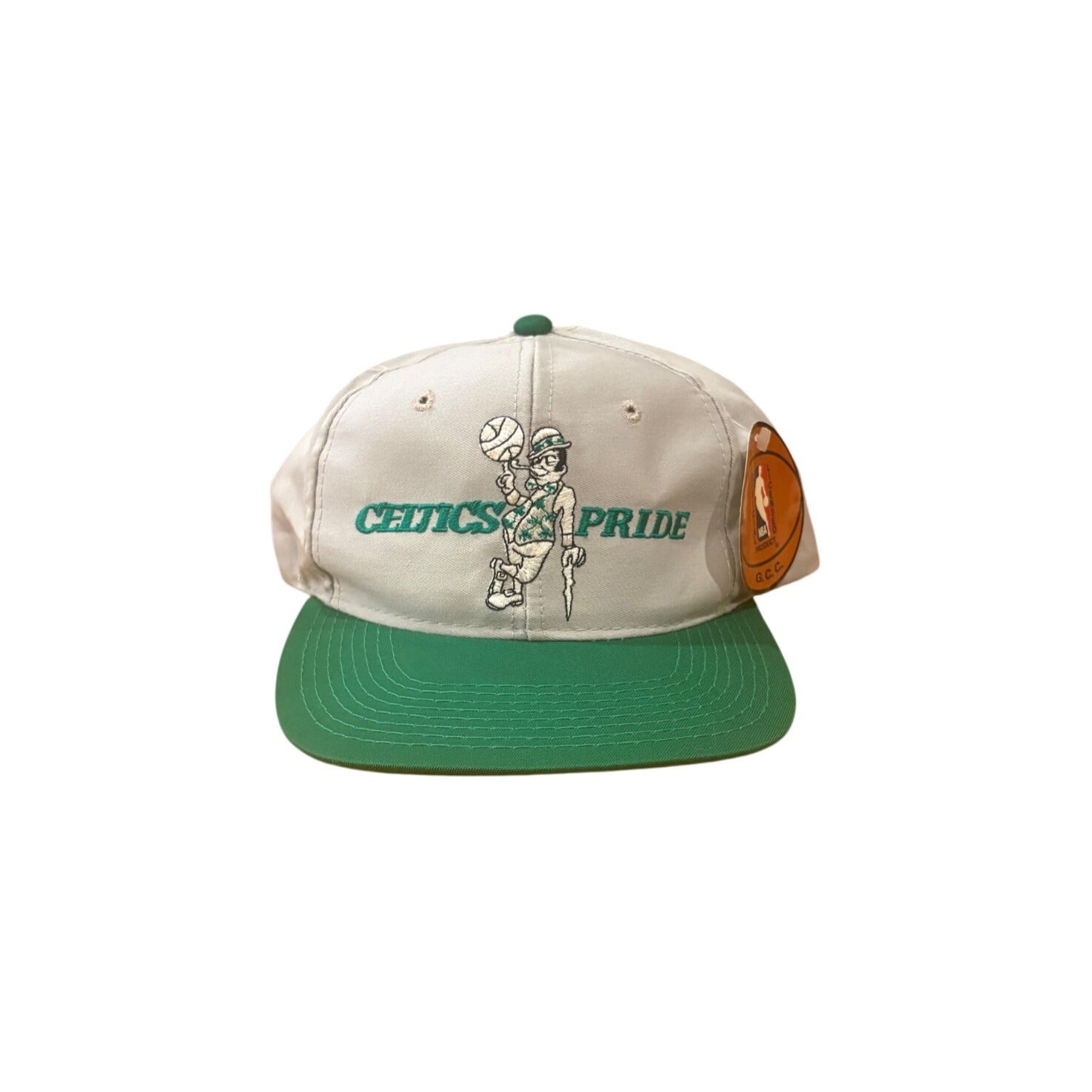 NWT Vintage 1990s Boston Celtics The G Cap Celtics Pride Logo NBA Snapback Hat