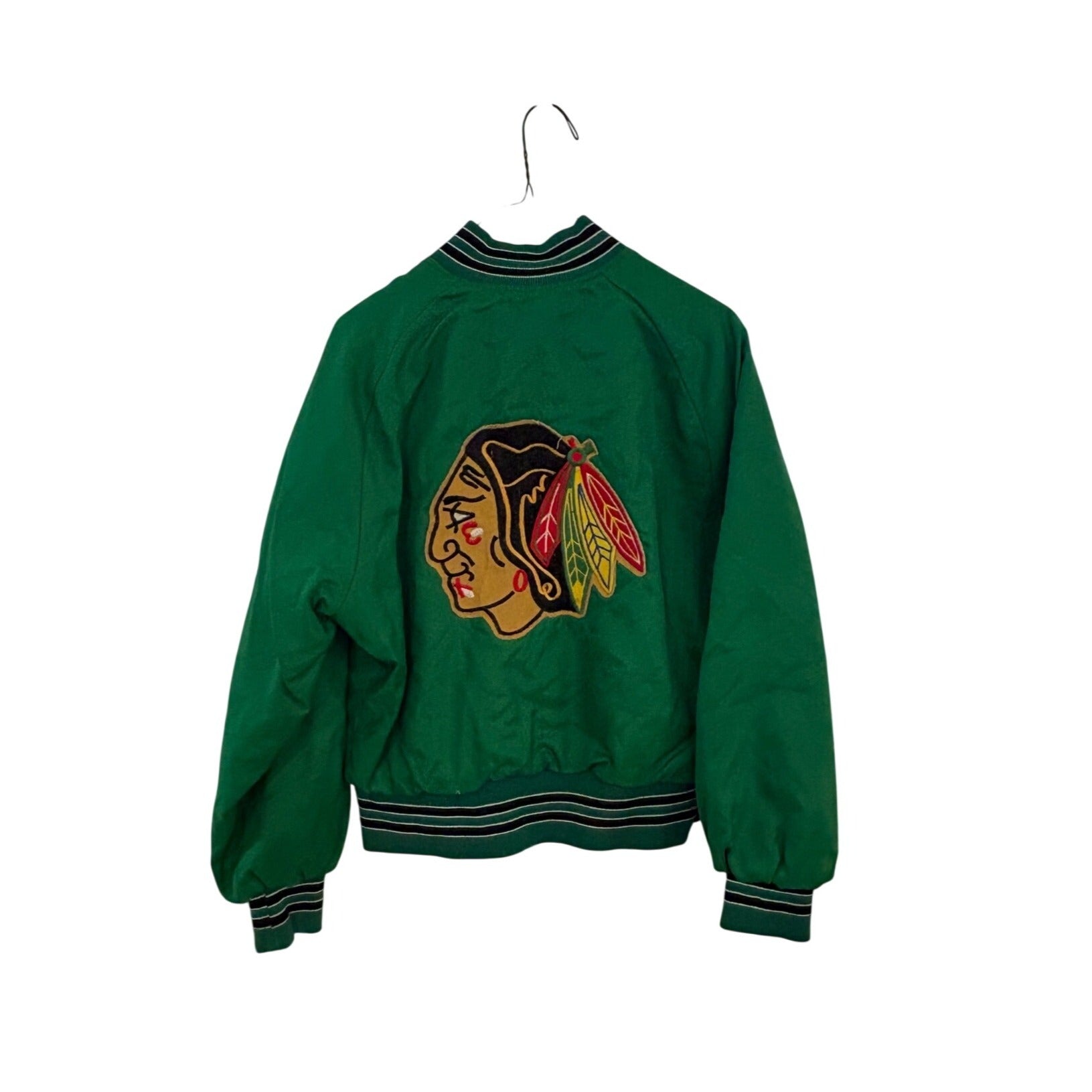 Rare Vintage 80s University of North Dakota Fighting Sioux Bomber Jacket Medium