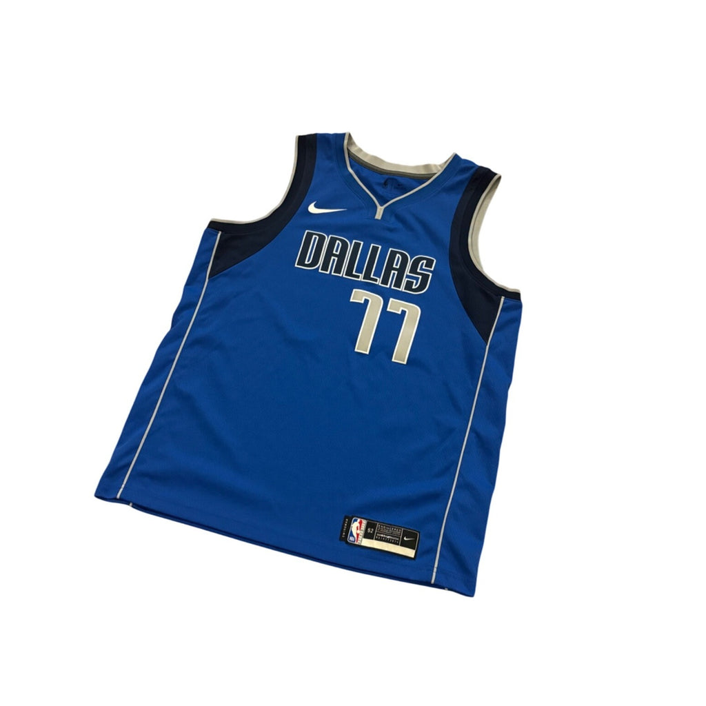 Nike Dallas Mavericks Luka Dončić #77 Swingman NBA Jersey Blue Men's Size 52