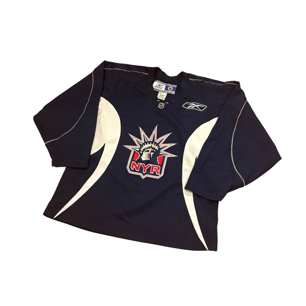 Reebok CCM New York Rangers Lady Liberty NHL Practice Hockey Jersey Men's Large