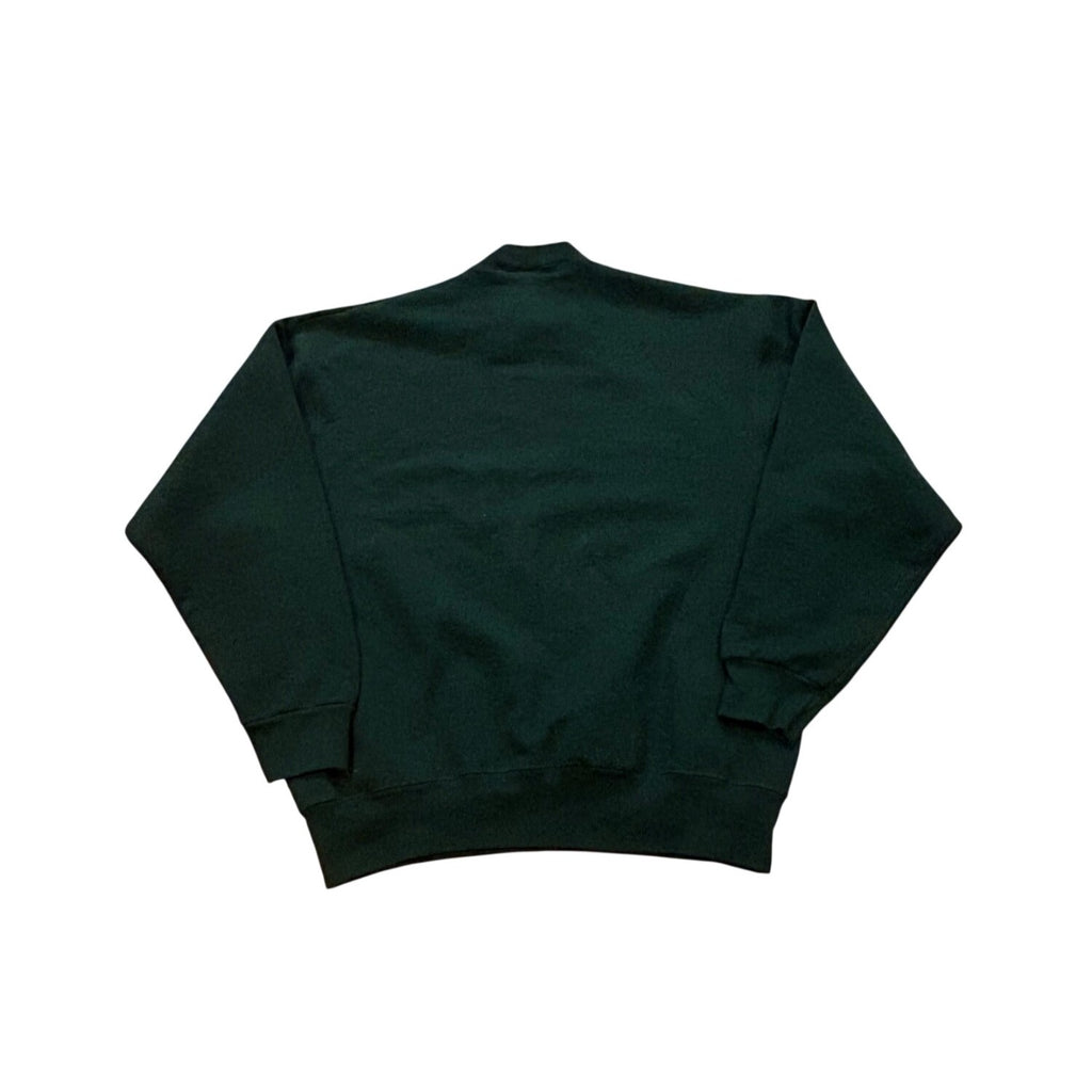 Vintage 90s Miami Hurricanes Crewneck Sweatshirt NCAA Green Men's Size XL