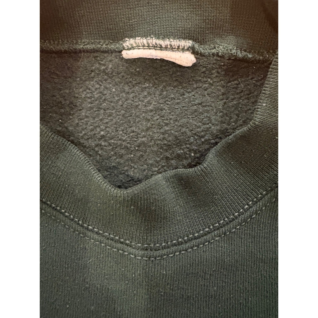 Vintage 90s Miami Hurricanes Crewneck Sweatshirt NCAA Green Men's Size XL