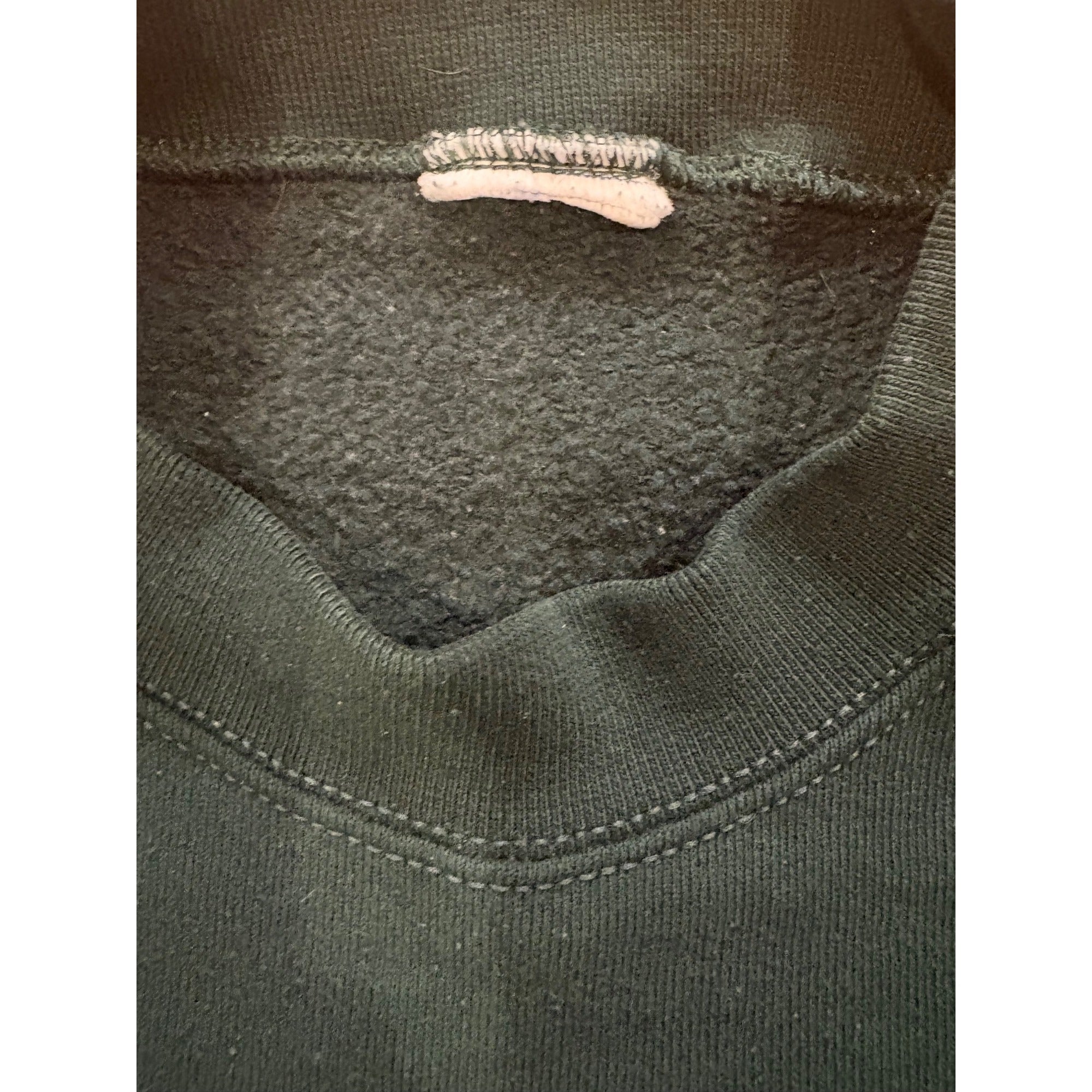 Vintage 90s Miami Hurricanes Crewneck Sweatshirt NCAA Green Men's Size XL