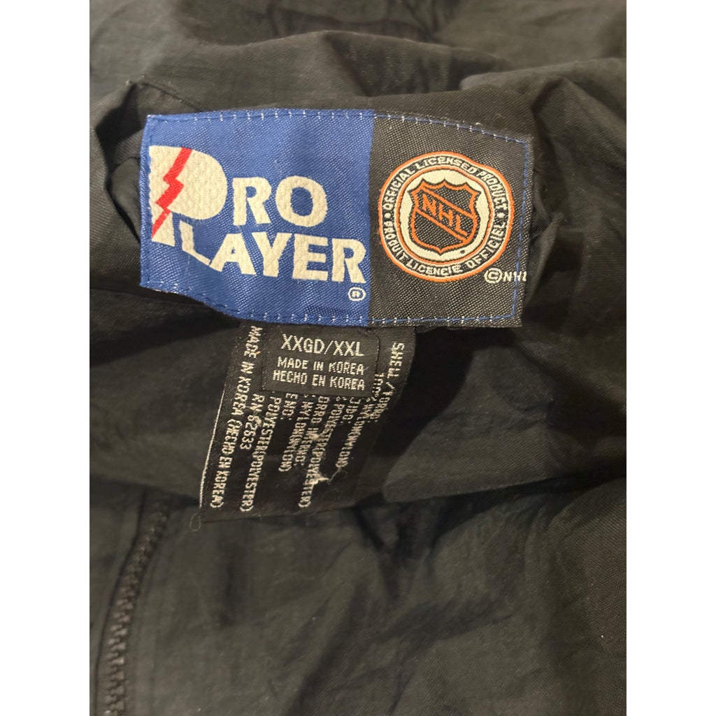 Vintage 90s Pro Player Boston Bruins NHL Hockey Reversible Jacket Men's 2XL