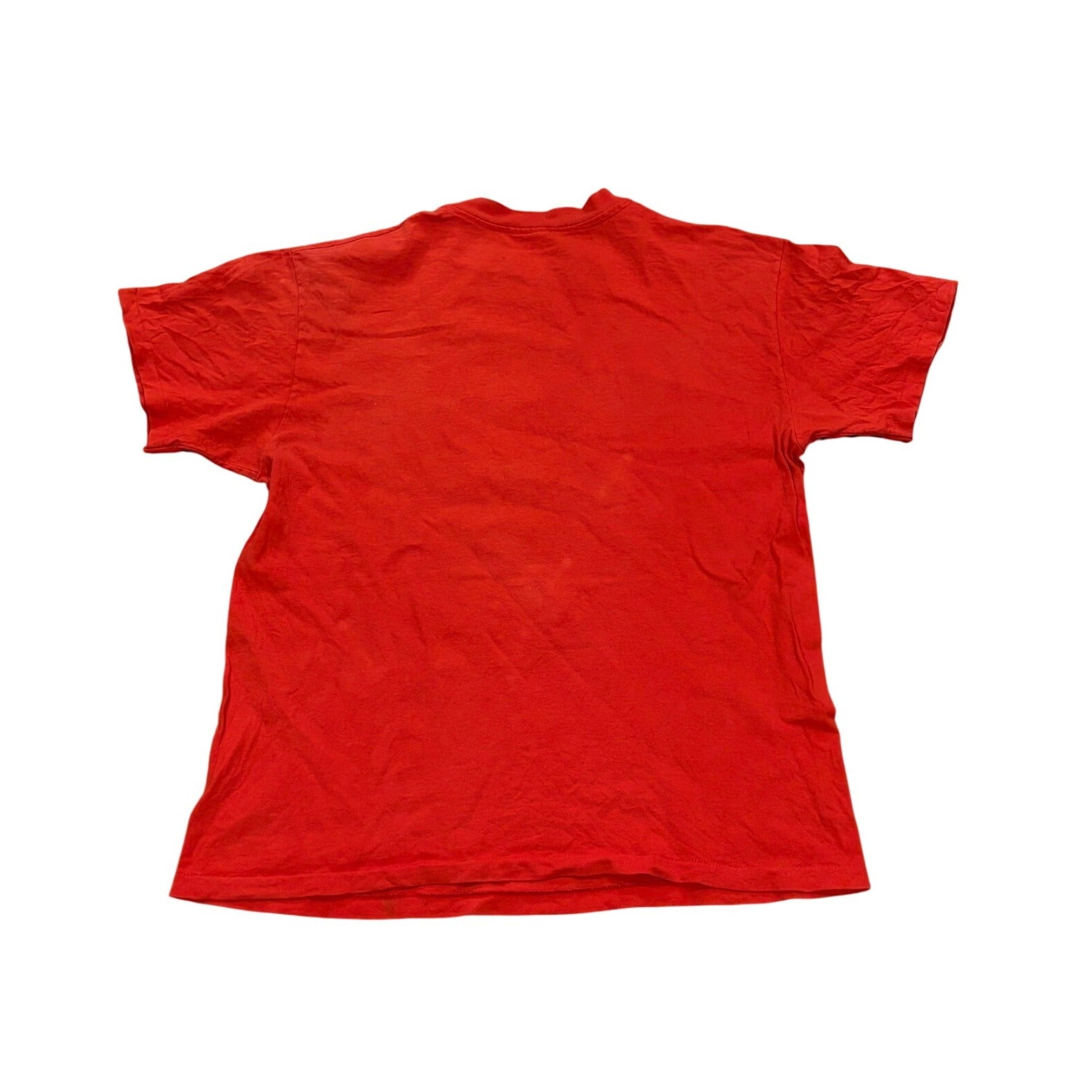 Vintage 90's St. John's Redmen Hanes Single Stitch T-Shirt Red Men's Large