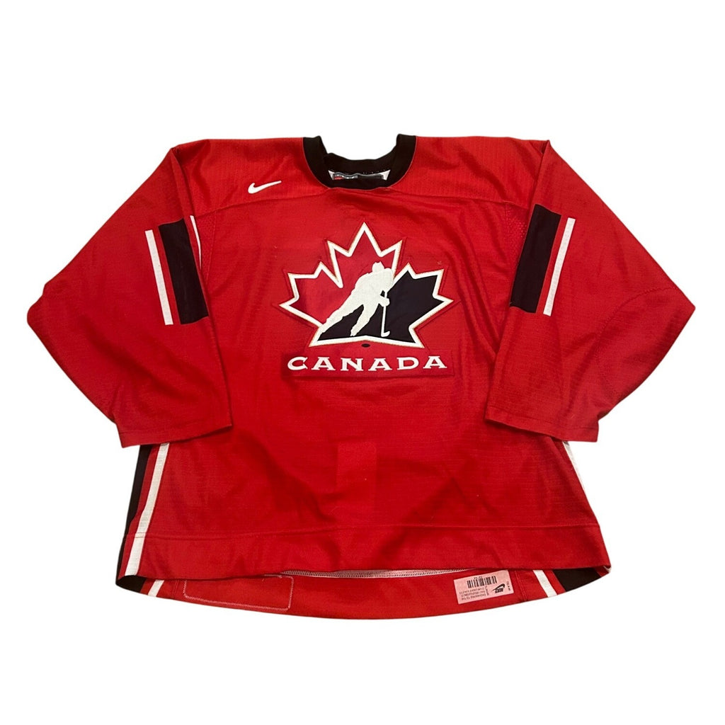 Nike Team Canada 2006 Torino Olympics Authentic Jersey Red IIHF Men's 56 READ