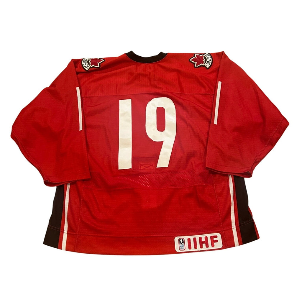 Nike Team Canada 2006 Torino Olympics Authentic Jersey Red IIHF Men's 56 READ