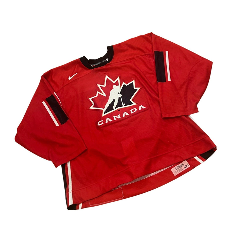 Nike Team Canada 2006 Torino Olympics Authentic Jersey Red IIHF Men's 56 READ
