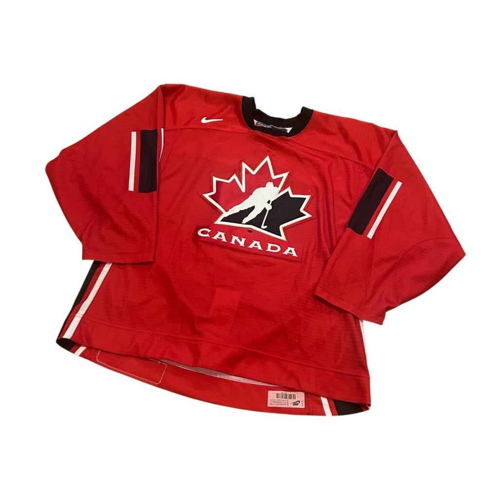 Nike Team Canada 2006 Torino Olympics Authentic Jersey Red IIHF Men's 56 READ