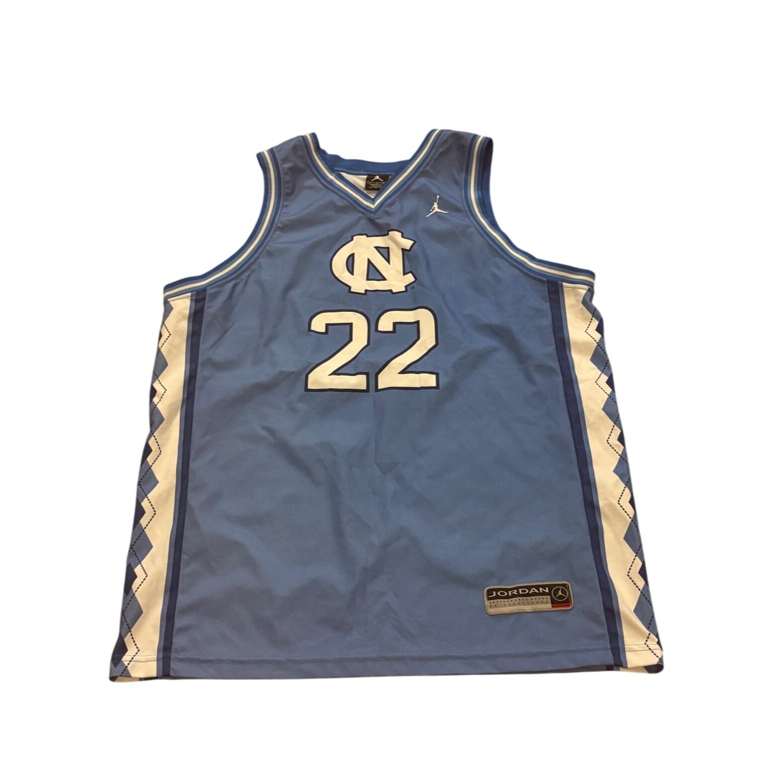 Nike Air Jordan North Carolina Tar Heels #22 Basketball Jersey Men's Large