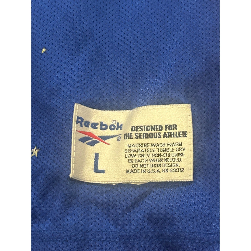 Reebok Original Harlem Globetrotters Basketball Jersey Blue Men's Large