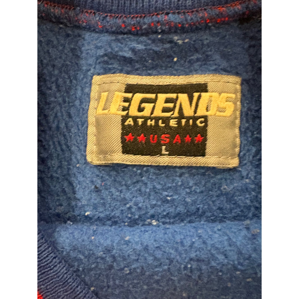 Vintage 90s Legends New England Patriots Big Spell Out NFL Sweatshirt Men's L