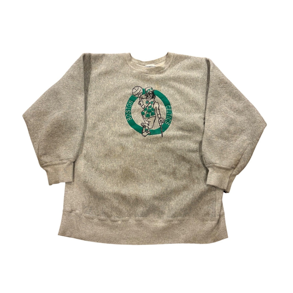 Vintage 90s Hanes Beefy Boston Celtics NBA Reverse Weave Style Sweatshirt XL