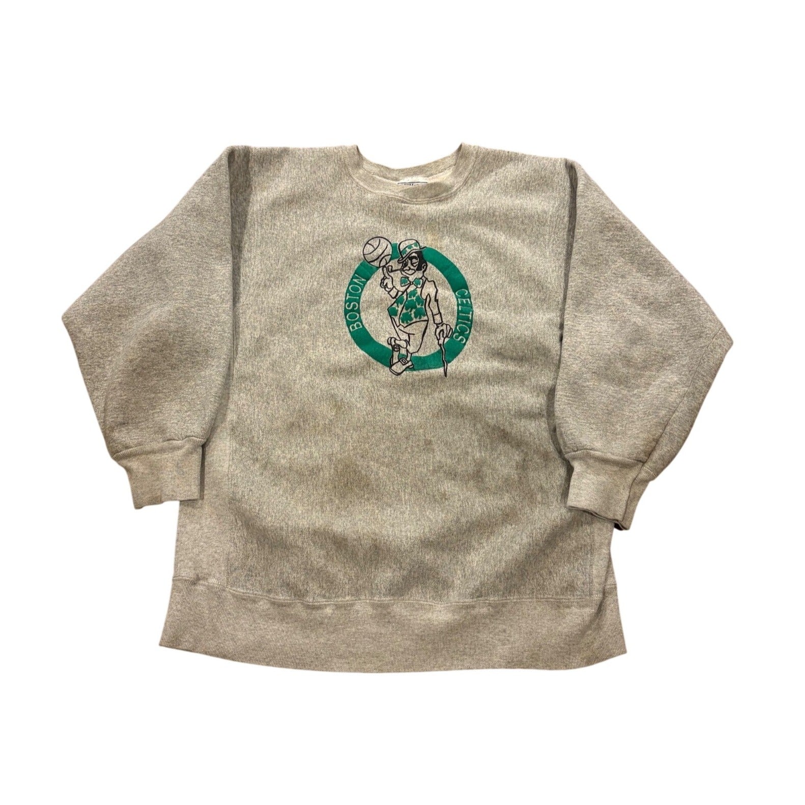 Vintage 90s Hanes Beefy Boston Celtics NBA Reverse Weave Style Sweatshirt XL