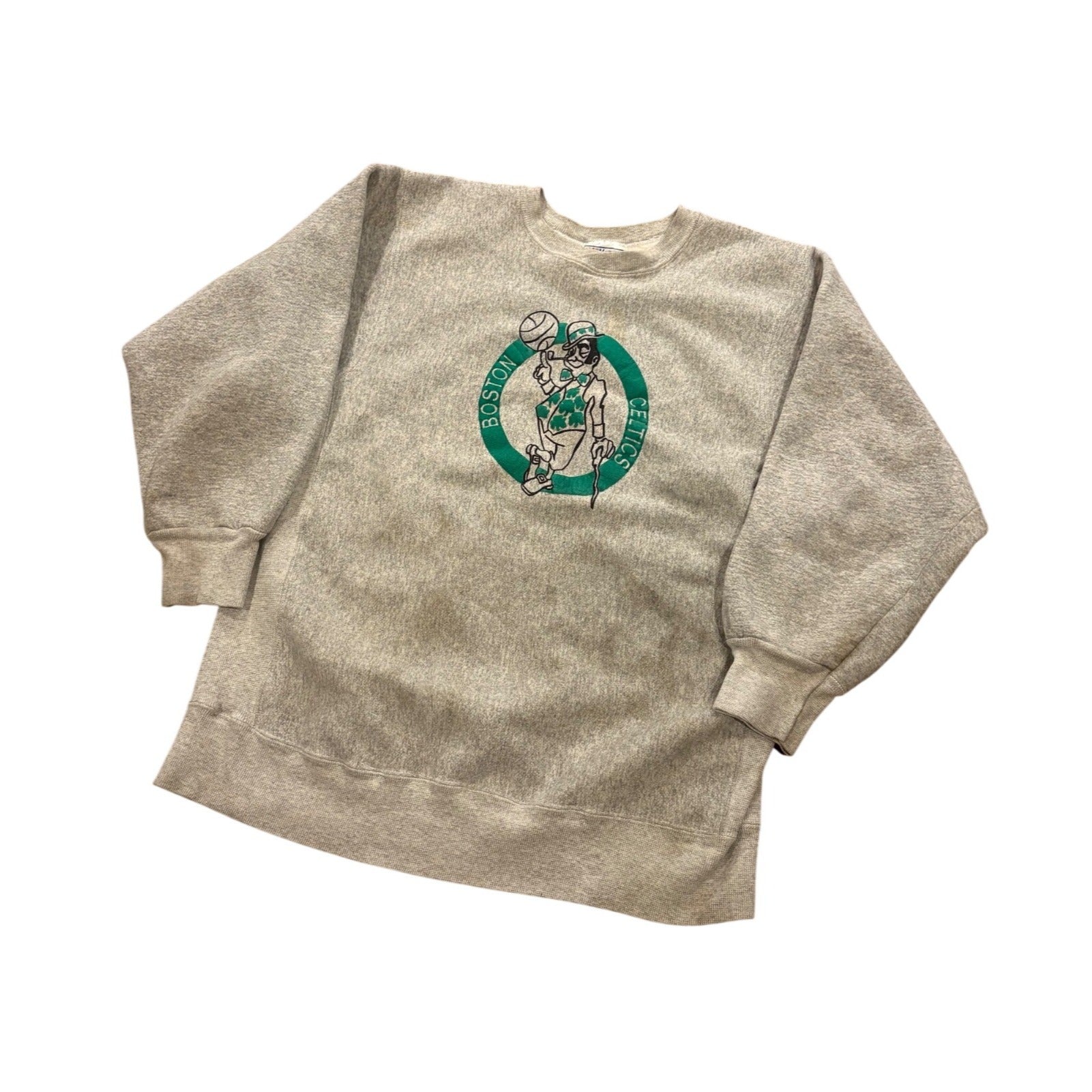Vintage 90s Hanes Beefy Boston Celtics NBA Reverse Weave Style Sweatshirt XL