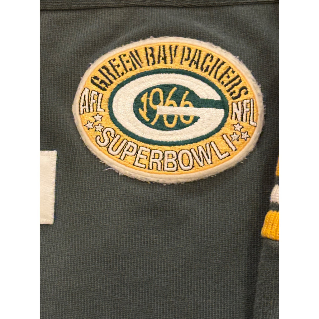 Vintage Champion Throwbacks Green Bay Packers Bart Starr #15 Sweatshirt Jersey L