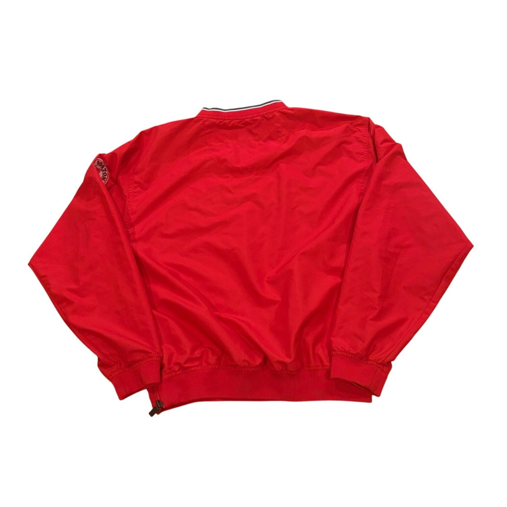 Nike Center Swoosh Boston Red Sox MLB Pullover Windbreaker Jacket Red Size Small