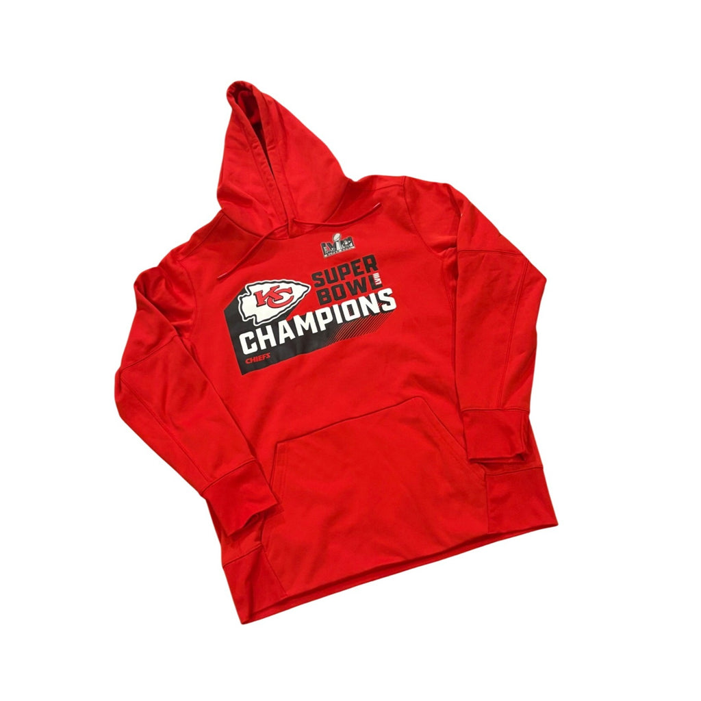 Nike Kansas City Chiefs Super Bowl LVIII Champions NFL Hoodie Sweatshirt Large
