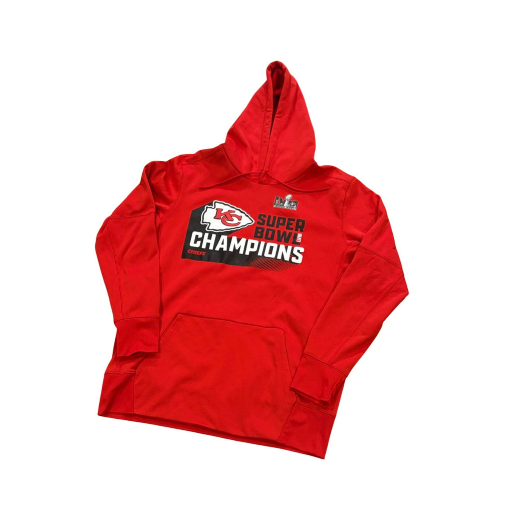 Nike Kansas City Chiefs Super Bowl LVIII Champions NFL Hoodie Sweatshirt Large