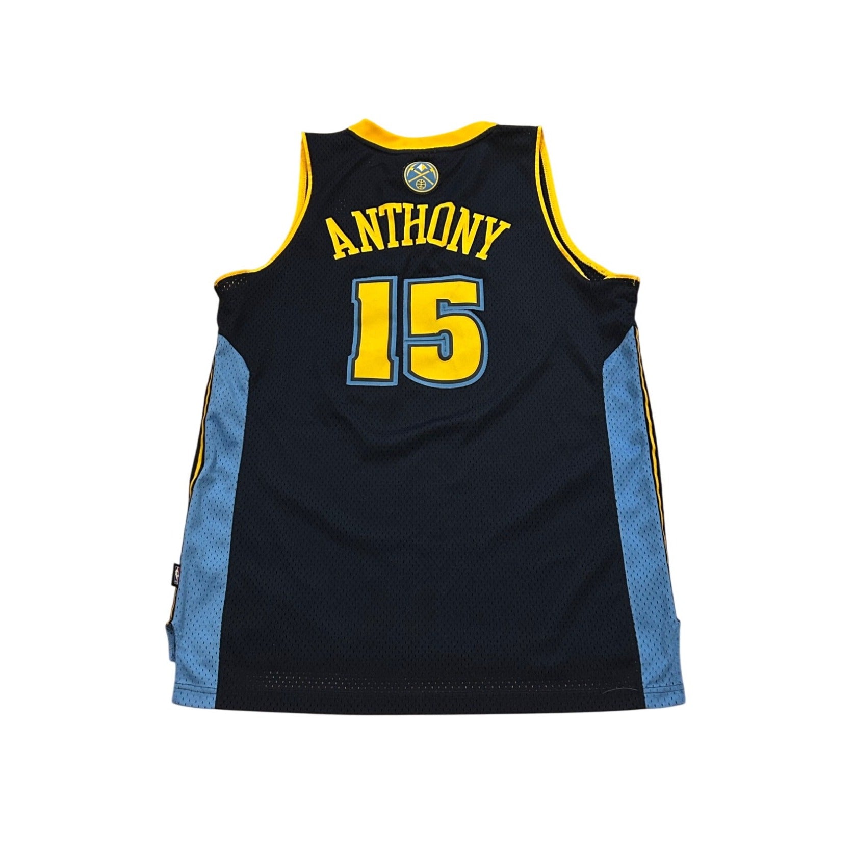 2011 Adidas Denver Nuggets Carmelo Anthony #15 NBA Swingman Jersey Men's Large