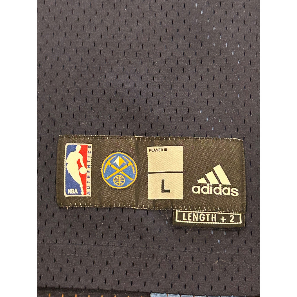 2011 Adidas Denver Nuggets Carmelo Anthony #15 NBA Swingman Jersey Men's Large