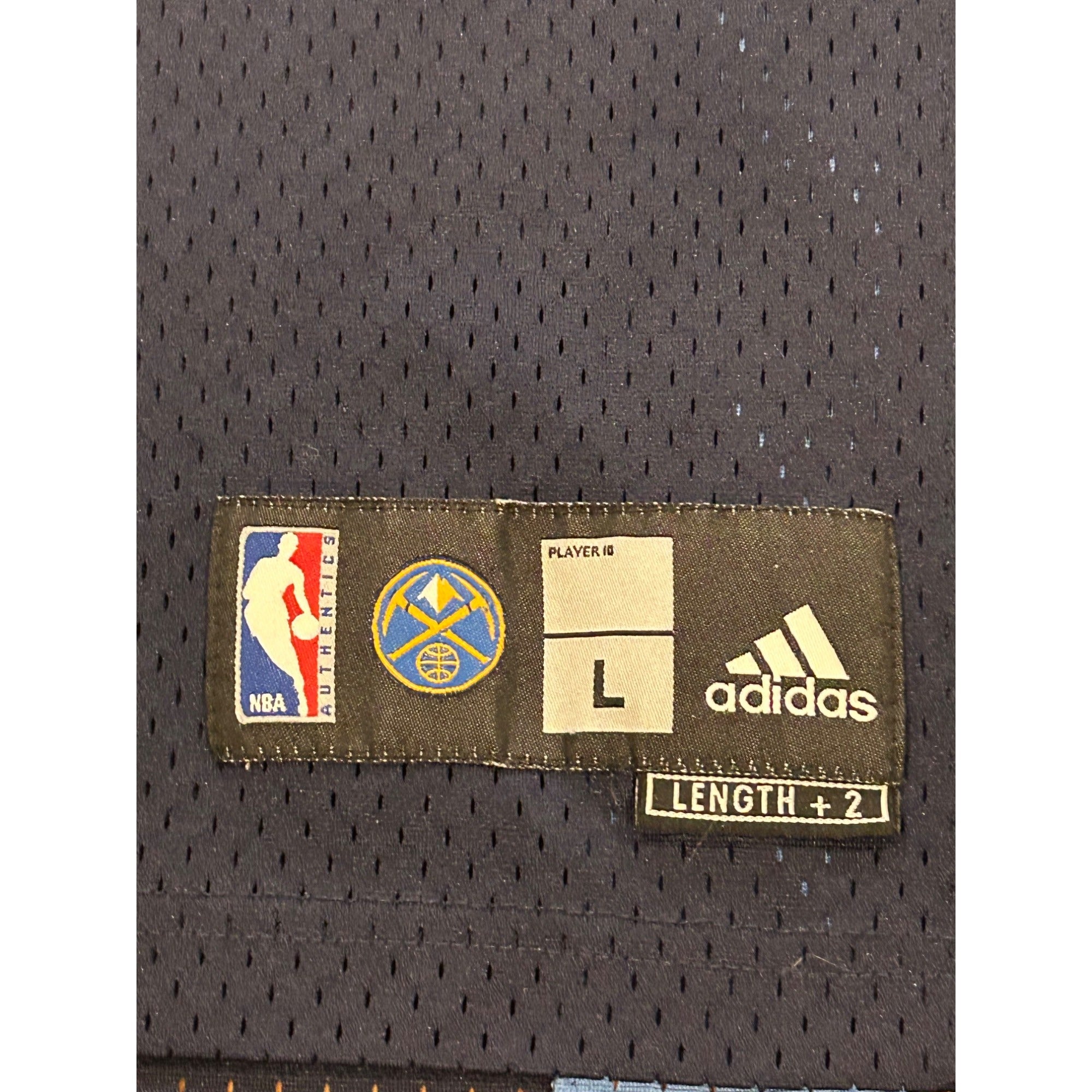 2011 Adidas Denver Nuggets Carmelo Anthony #15 NBA Swingman Jersey Men's Large