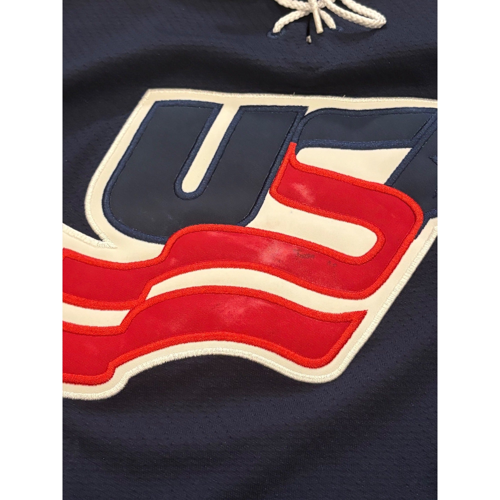 Nike Team USA Hockey Stitched Blue Hockey Jersey Youth Size Medium