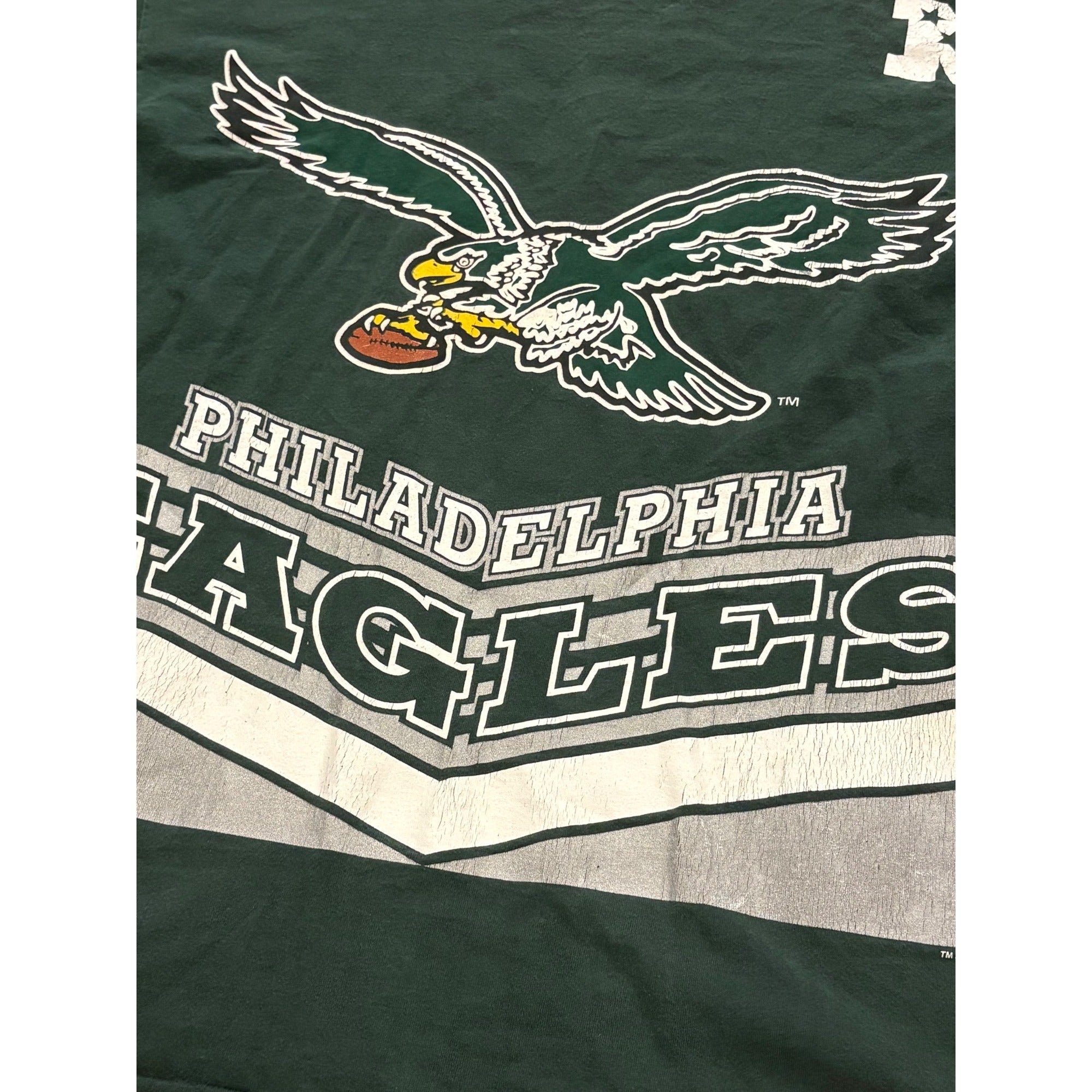 Vintage 1995 Salem Sportswear Philadelphia Eagles Double Sided AOP T-Shirt 2XL