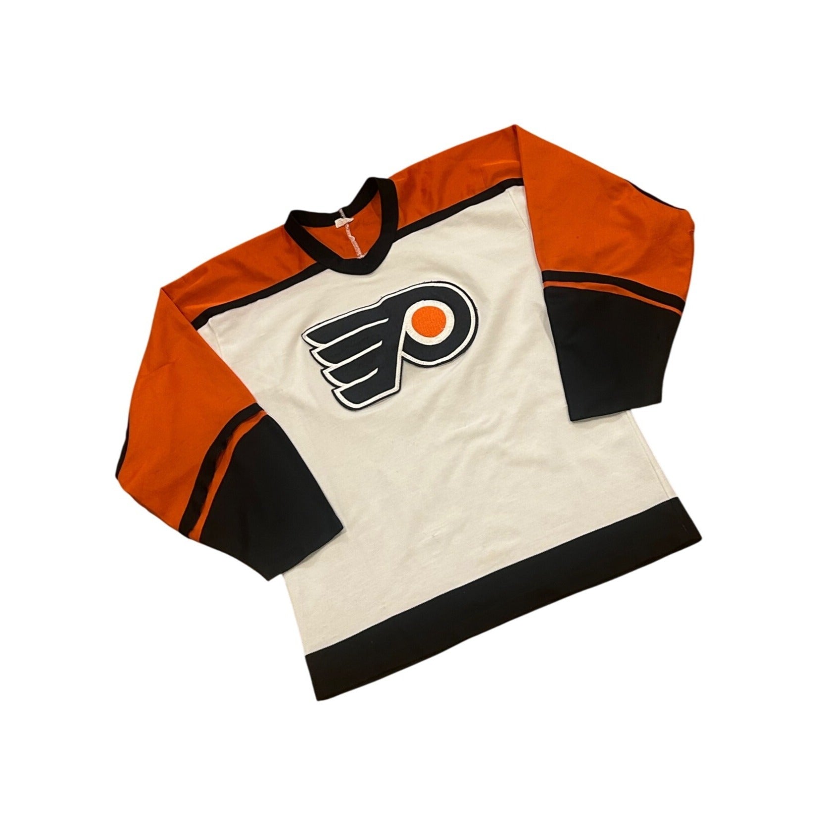 Vintage 1980's Philadelphia Flyers CCM NHL Hockey Jersey Men's Small
