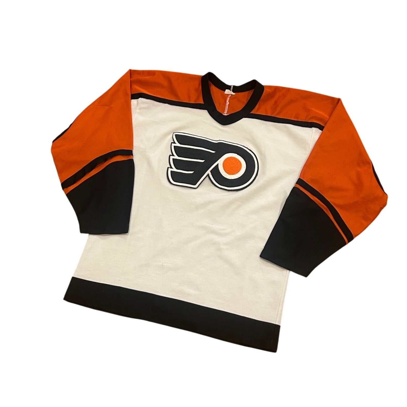 Vintage 1980's Philadelphia Flyers CCM NHL Hockey Jersey Men's Small